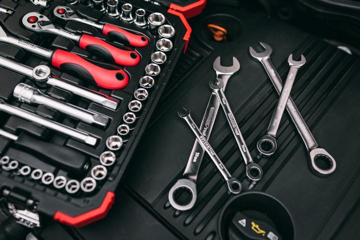 Actual product image Gedore Red red Socket set, 172-piece, With reversible ratchet, ratchets, sockets and bit set (20 mm, 10 mm, 8 mm, 9 mm, 30 mm, 27 mm, 15 mm, 25 mm)