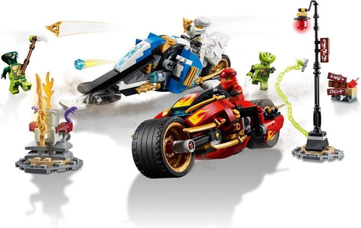 Produktbild LEGO Kais Feuer-Bike Zanes Schneemobil (70667, LEGO Ninjago)