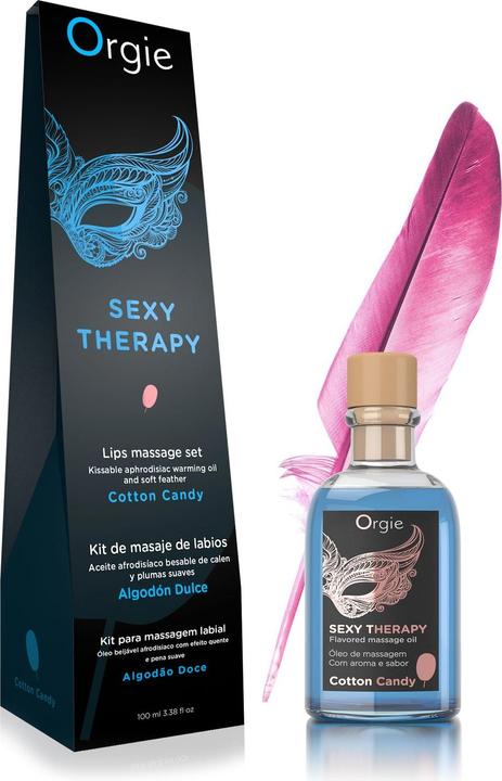 Produktbild Orgie Lips Massage Kit Cotton Candy - 100 ml (100 ml)