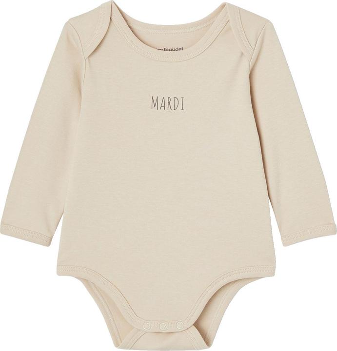 Produktbild Vertbaudet 5er-Pack Baby Langarm-Bodys in Schlupfform BASIC, Bio-Baumwolle (68)