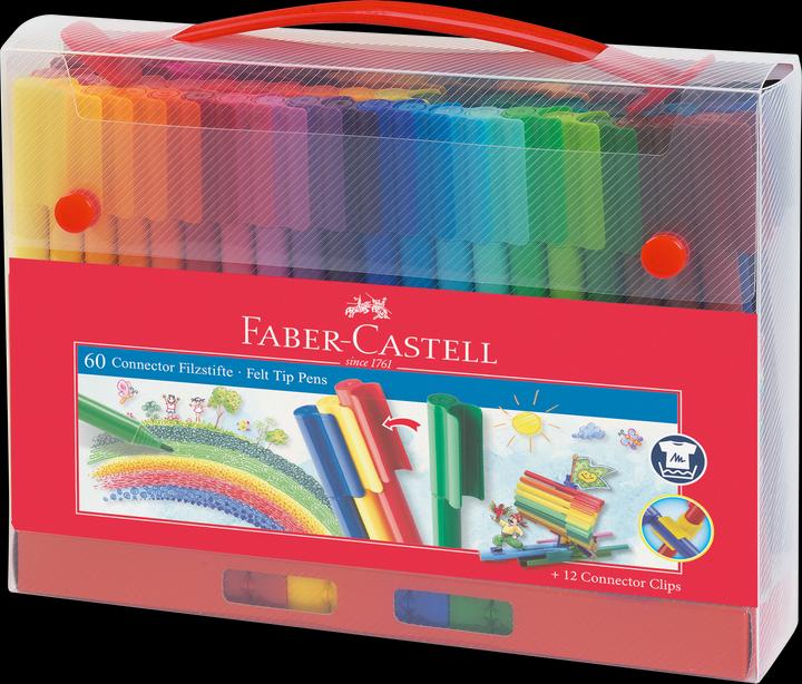 Faber-Castell Connector Pens (Mehrfarbig, 60 x)