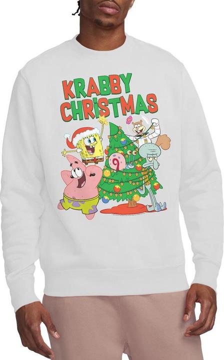 Immagine prodotto Spongebob Squarepants Decorating Felpa Albero di Natale Adulto Unisex (L)