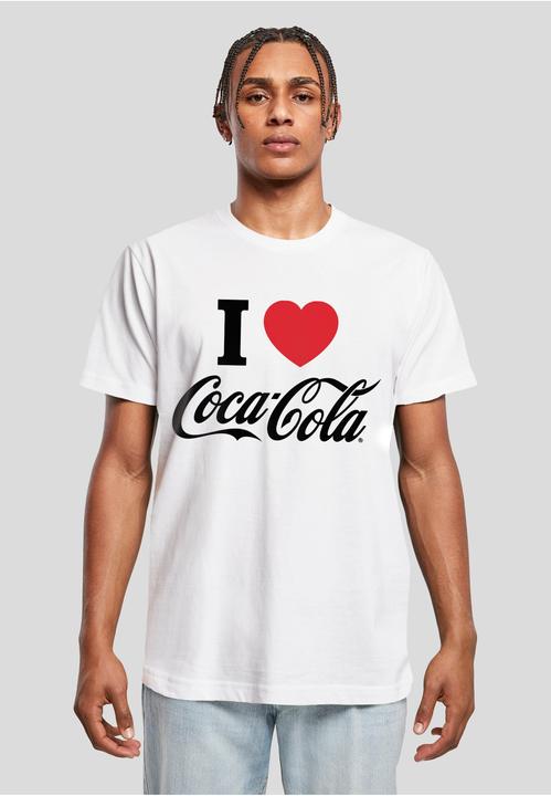 Actual product image Merchcode Coca Cola I Love Coke Tee (XS)