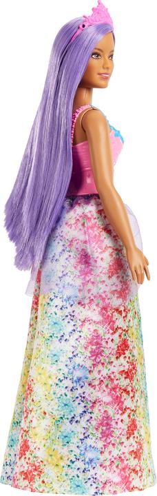 Produktbild Barbie Dreamtopia Prinzessinnen-Puppe (kurvig, brünettes Haar), ab 3 Jahren