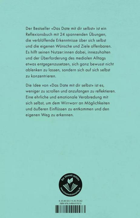 Immagine prodotto Das Date mit dir selbst (Tedesco, Tom Bobsien, 2022)