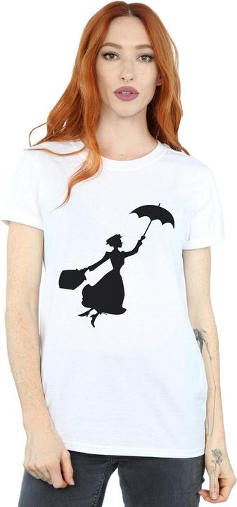 Immagine prodotto Disney Mary Poppins Flying Silhouette Maglietta Ampia Donna (L)