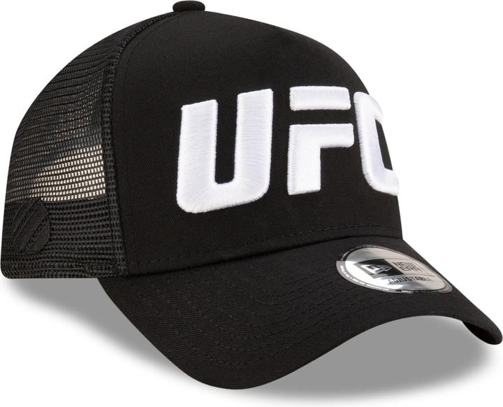 Actual product image New Era Adjustable Mesh Trucker Cap - Ufc Mma Schwarz (One size)