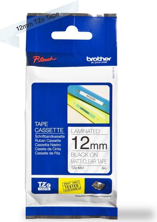 Actual product image Brother P-Touch (1.20 cm, Black)