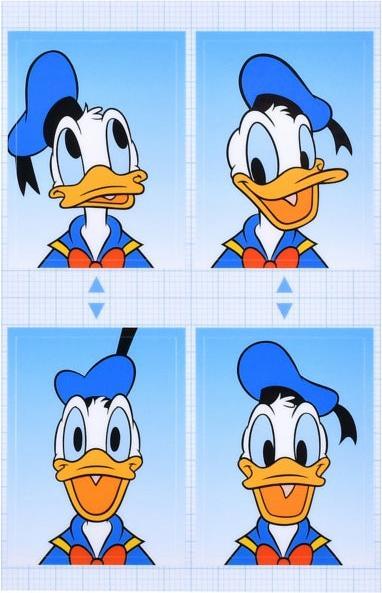 Produktbild Disney Donald Siegel-Aufkleber im Passbildstil