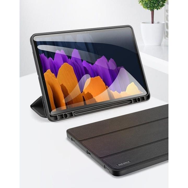 Actual product image Dux Ducis Case Domo Samsung T870 / T875 Tab S7 11 / X700 / X706 Tab S8 black (Galaxy Tab S8, Galaxy Tab S7)