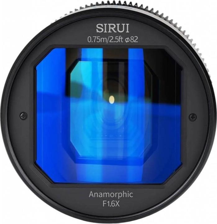 Actual product image Sirui Venus 50mm T2.9 1.6x full frame anamorphic lens Z mount (Nikon Z, full size)