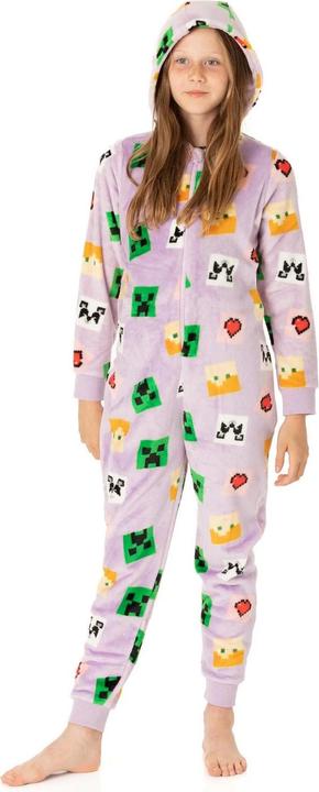 Image du produit Minecraft Combinaison de nuit All-Over Print pour filles (146, 152)