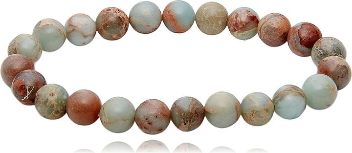 Actual product image Leyda Terra Jasper Bracelet (18.50 cm, Coloured stone)