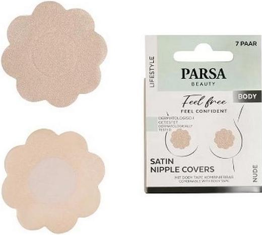 Produktbild Parsa Beauty Parsa - Satin Nipple Covers 7 pcs - Nude (7er Pack)