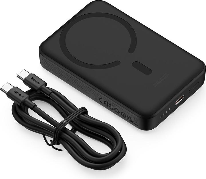 Produktbild Baseus Fast Charge Power Bank 10000mAh 30W Black (10000 mAh, 30 W, 23.10 Wh)