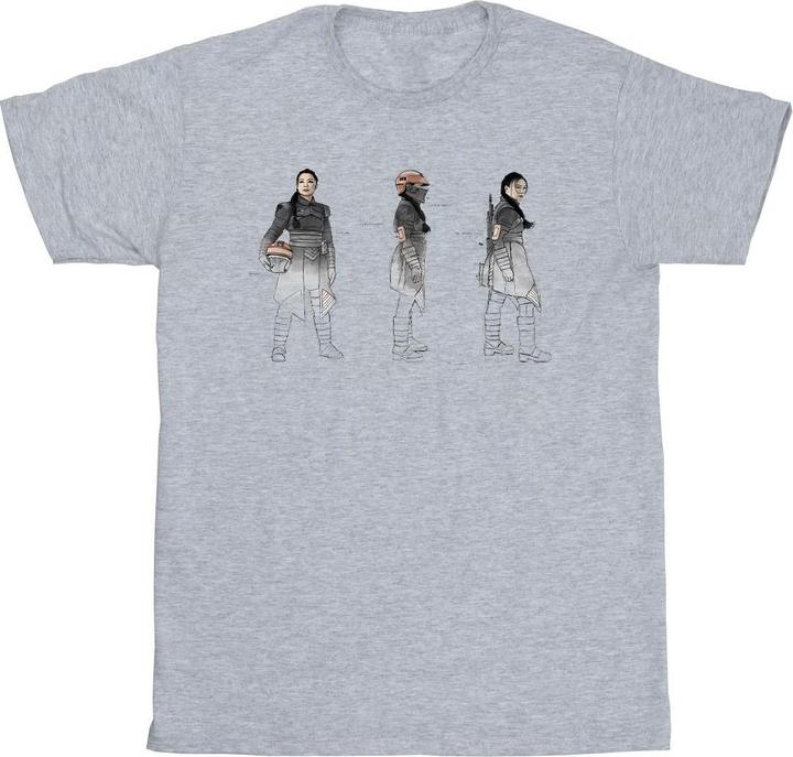 Star Wars The Book Of Boba Fett Fennec Painted Concept TShirt (4XL)