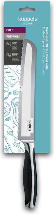 Produktbild Kuppels CHEF Brotmesser, schwarz (20 cm)