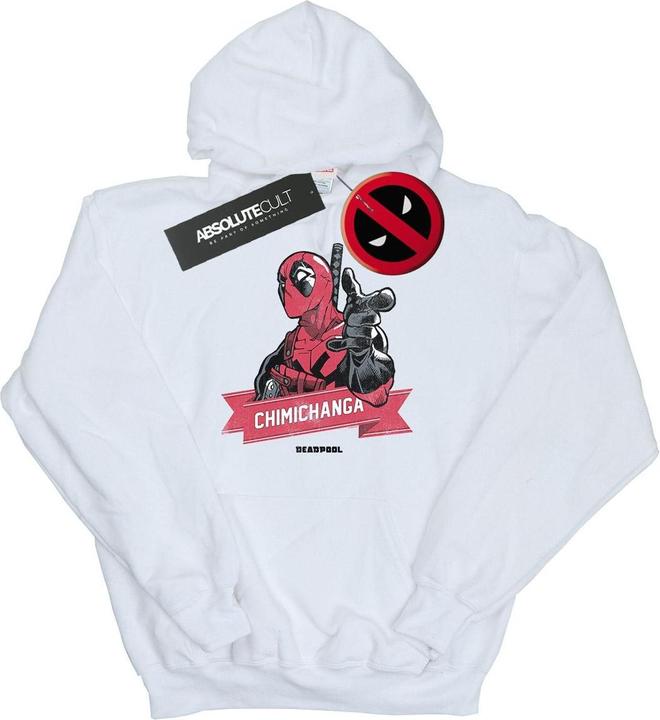 Deadpool Chimichanga Finger Kapuzenpullover (XXL)