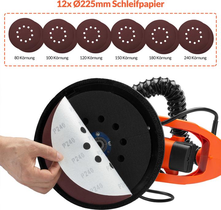 Produktbild Monzana Trockenbauschleifer (Trockenschleifer, 750 W)