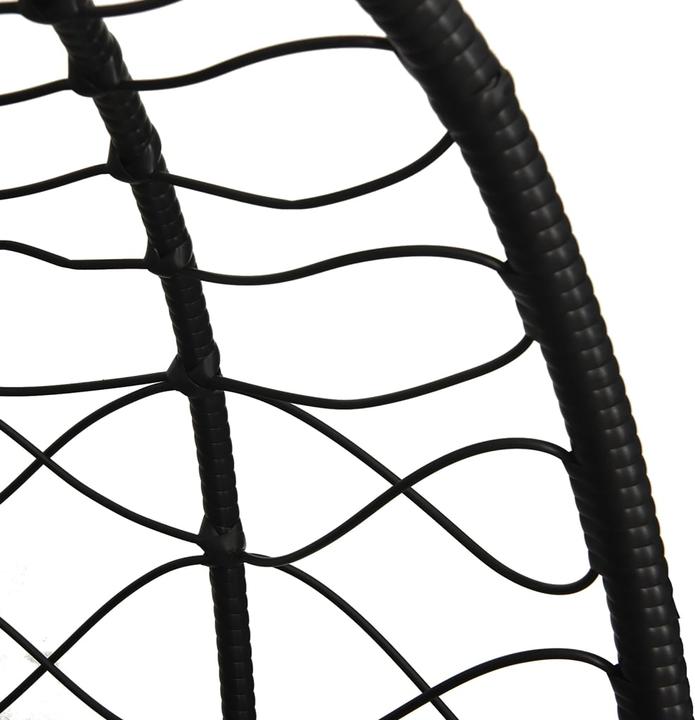 Actual product image VidaXL Hanging chair basket without frame poly rattan (120 kg)