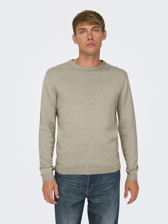 Produktbild Only & Sons Rundhalsausschnitt Pullover Strickpullover (XL)