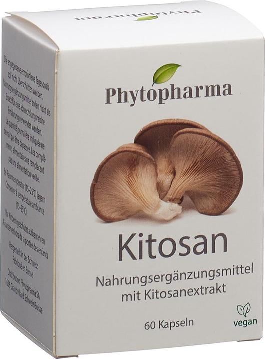 Actual product image Phytopharma Kitosan Kaps (60 Piece, Capsules, 55 g)