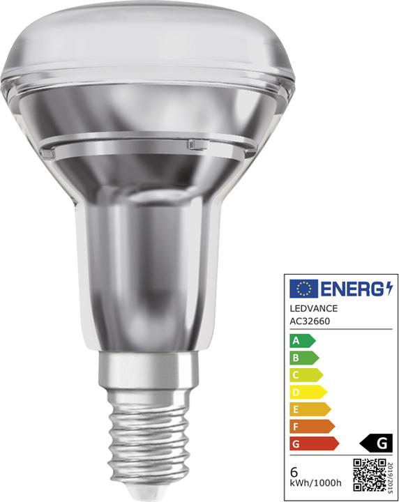 Actual product image Osram Superstar R50 (E14, 5.90 W, 345 lm, 1 x, G)