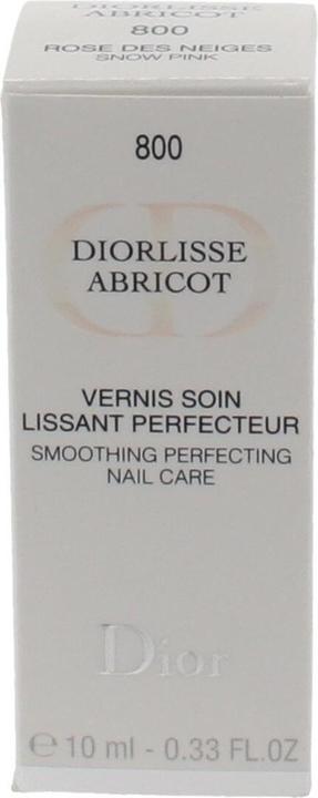 Dior Diorlisse Abricot Smoothing Perfecting Nail Care (800 Snow Pink, Farblack)