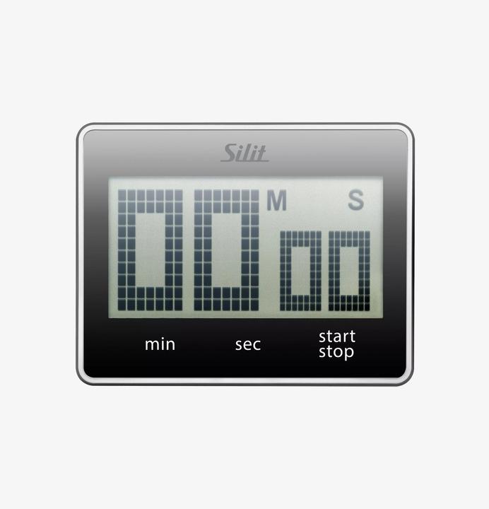 Produktbild Silit Eieruhr Kurzzeitwecker digital 9x7cm Küchentimer Countdown Timer Attimo