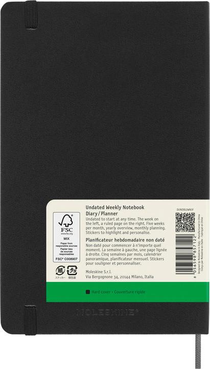 Moleskine Notebook (A5, English)