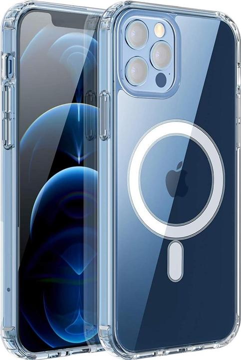 Productafbeelding Screenguard Magnetische Apple iPhone 12 Pro Max Clear Case MagSafe Cover (Apple iPhone 12 Pro Max)