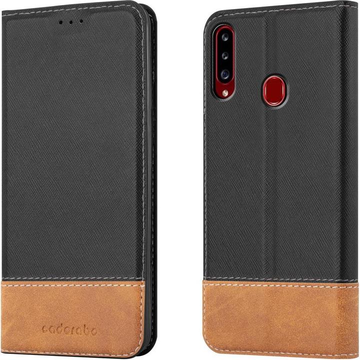 Productafbeelding Cadorabo X-Wallet hoes voor kunstleer pak (Samsung Galaxy A20)
