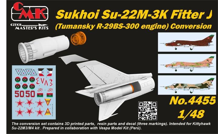 Actual product image CMK Sukhoi Su-22M-3K Fitter J (Tumansky R-29BS-300 engine) Conversion