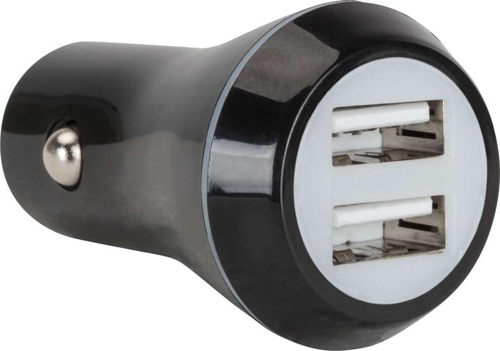 Produktbild Walser PKW/KFZ 2-USB-Port Adapter - Ladegerät - Duo USB 12/24V schwarz