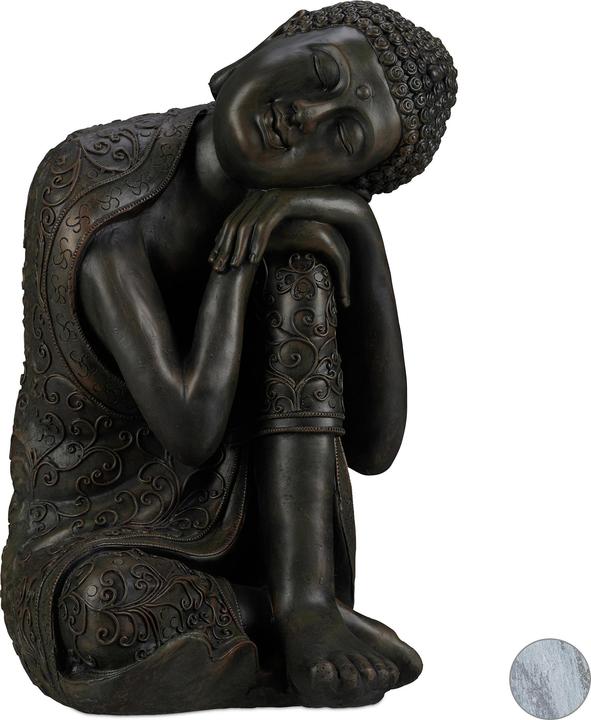 Immagine prodotto Relaxdays Buddha Figurine Testa inclinata 60 cm