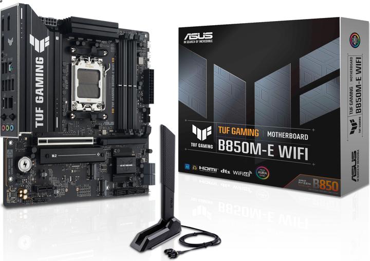 Actual product image ASUS MB TUF GAMING B850M-E WIFI (AM5, AMD B850, mATX)