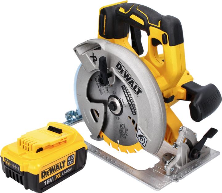 Image du produit DeWalt DCS 570 Scie circulaire sans fil 18 V 184 mm Brushless + 1x batterie 4,0 Ah - sans chargeur