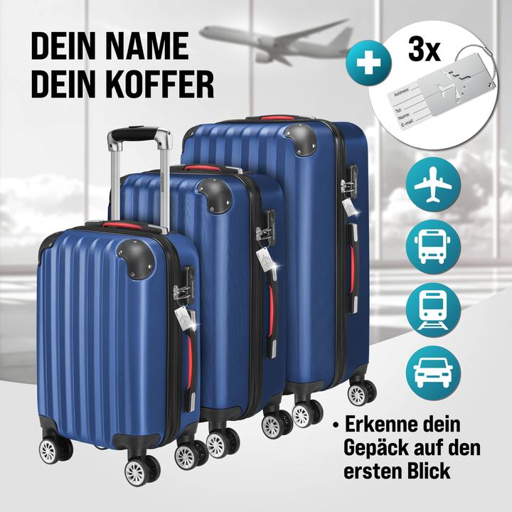 Image du produit Monzana Valise rigide avec accessoires Lot de 3
