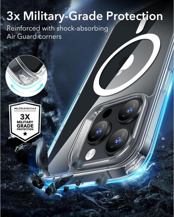 Actual product image ESR Classic Hybrid HaloLock Case (Apple iPhone 16 Pro)