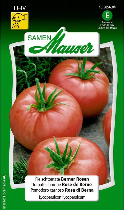 Samen Mauser Tomates de boeuf Roses bernoises (Graines de légumes)