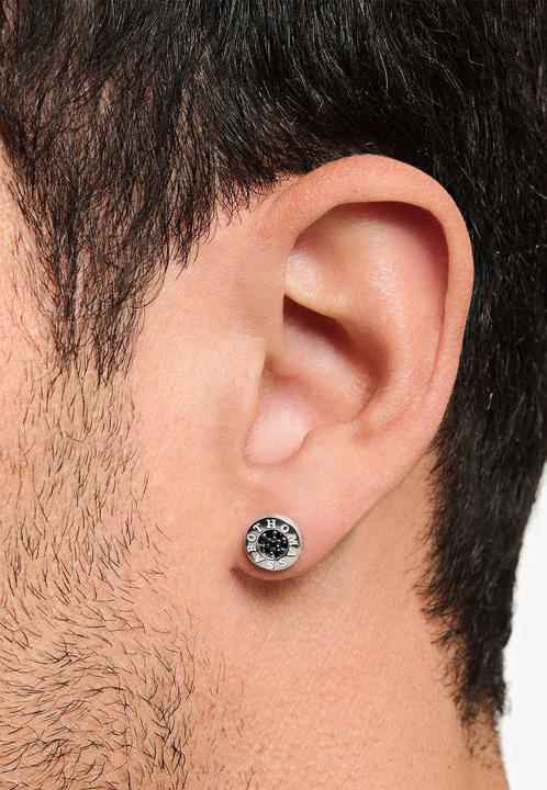 Produktbild Thomas Sabo Ohrstecker Classic Pavé Schwarz (Silber)