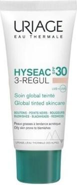 Actual product image Uriage Hyséac 3-Regul Global Care tinted SPF30 (40 ml)