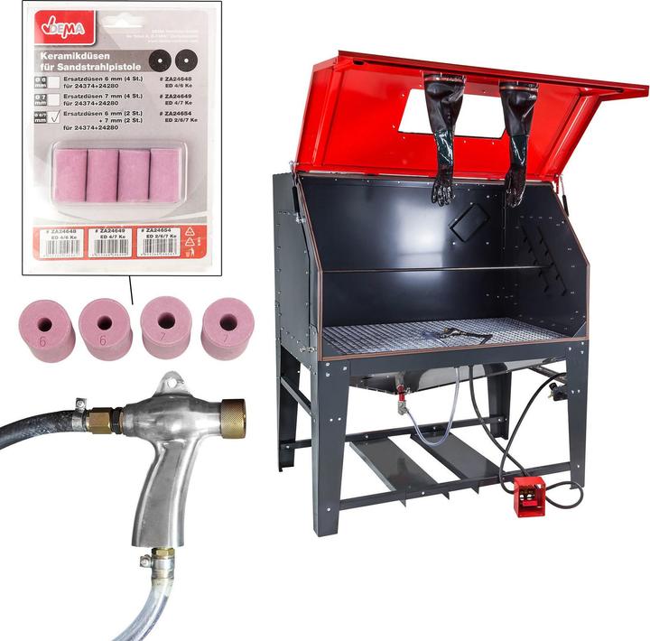 Image du produit Dema Cabine de sablage SK 1200l XXL Profi (5.50 bar, 400 l)