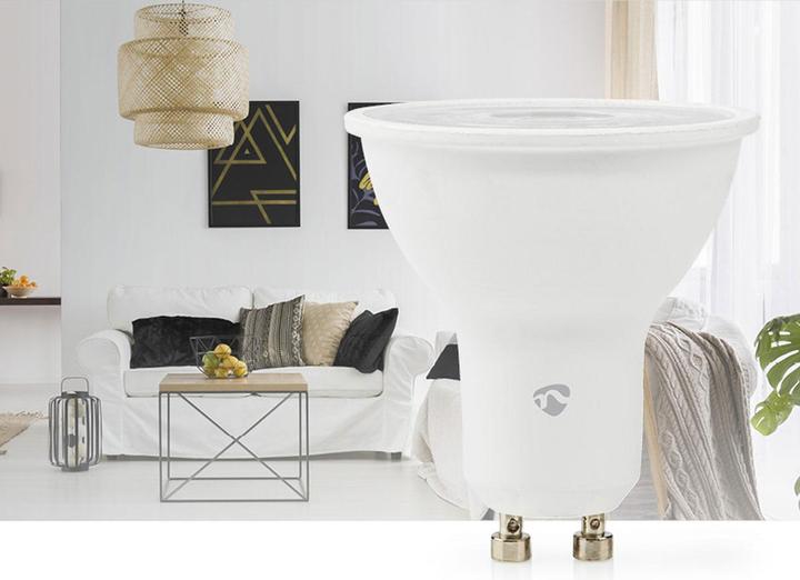 Produktbild Nedis SmartLife Vollfärbige LED-Lampe | Zigbee 3.0 | GU10 | 345 lm | 4.7 W | RGB / Warm bis kühlen w (GU10, 4.70 W, 345 lm, 1 x, F)