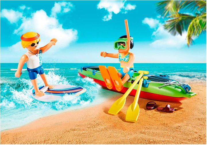 Produktbild Playmobil Strandauto mit Kanuanhänger (70436, Playmobil Family Fun)