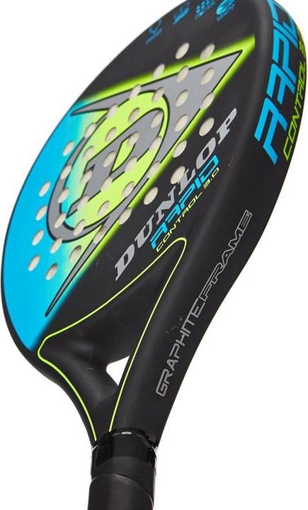 Actual product image Dunlop Padel tennis racket RAPID CONTROL 4.0 360g Round Pro-EVA beginner black/silver