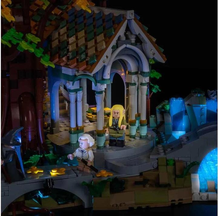 Actual product image Light my bricks LEGO The Lord of the Rings Rivendell #10316 Light Kit