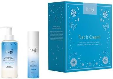 Hagi Hagiset Let It Cream Aqua Zone Moisturizing Day Cream 50ml und Gel-Gel Face Wash 150ml (Gel, 150 ml)