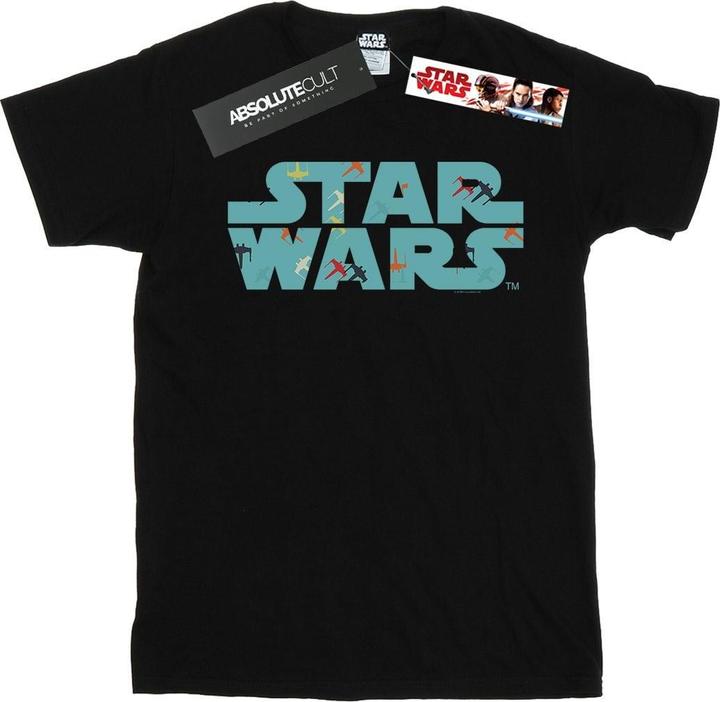 Star Wars Retro XWing Pattern Logo TShirt (L)