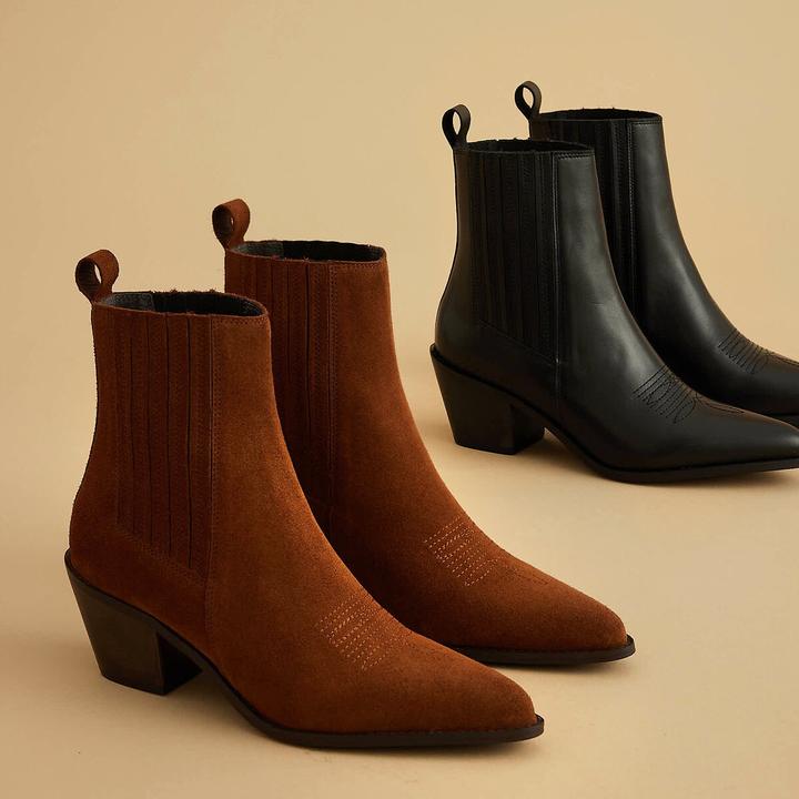 Actual product image La Redoute Collections Western Boots Signature (39)